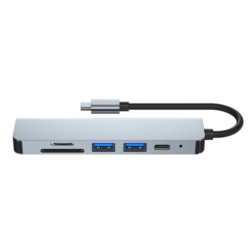 Micro Usb Splitter 6 In1 Docking Station 4K Usb 3.0 Hubs Factory