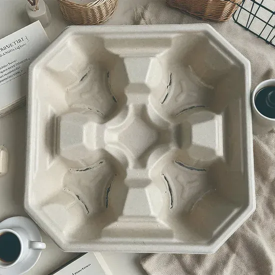 Stackable Cardboard Coffee Cup Holder