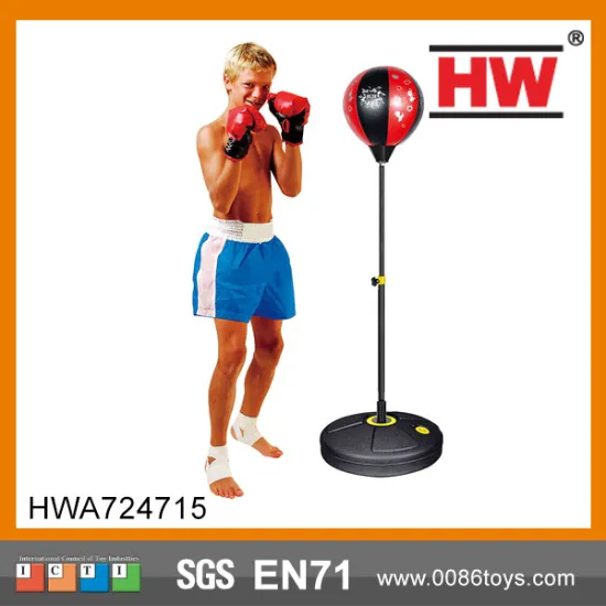 Children indoor toys plastic game toy boxing stand