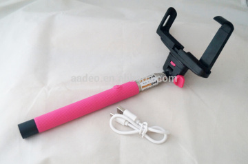 Wireless bluetooth monopod Black/Pink/Blue Extendable Handheld Camera Monopod Tripod for Android and IOS systems
