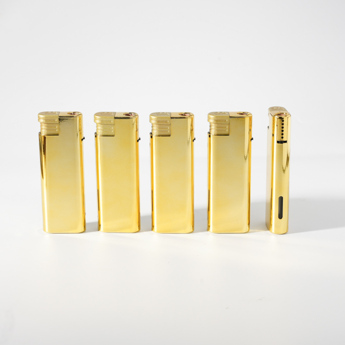 Jet Flame Огромный ультрафиолетовый металлический крышка пьезо зажигалка