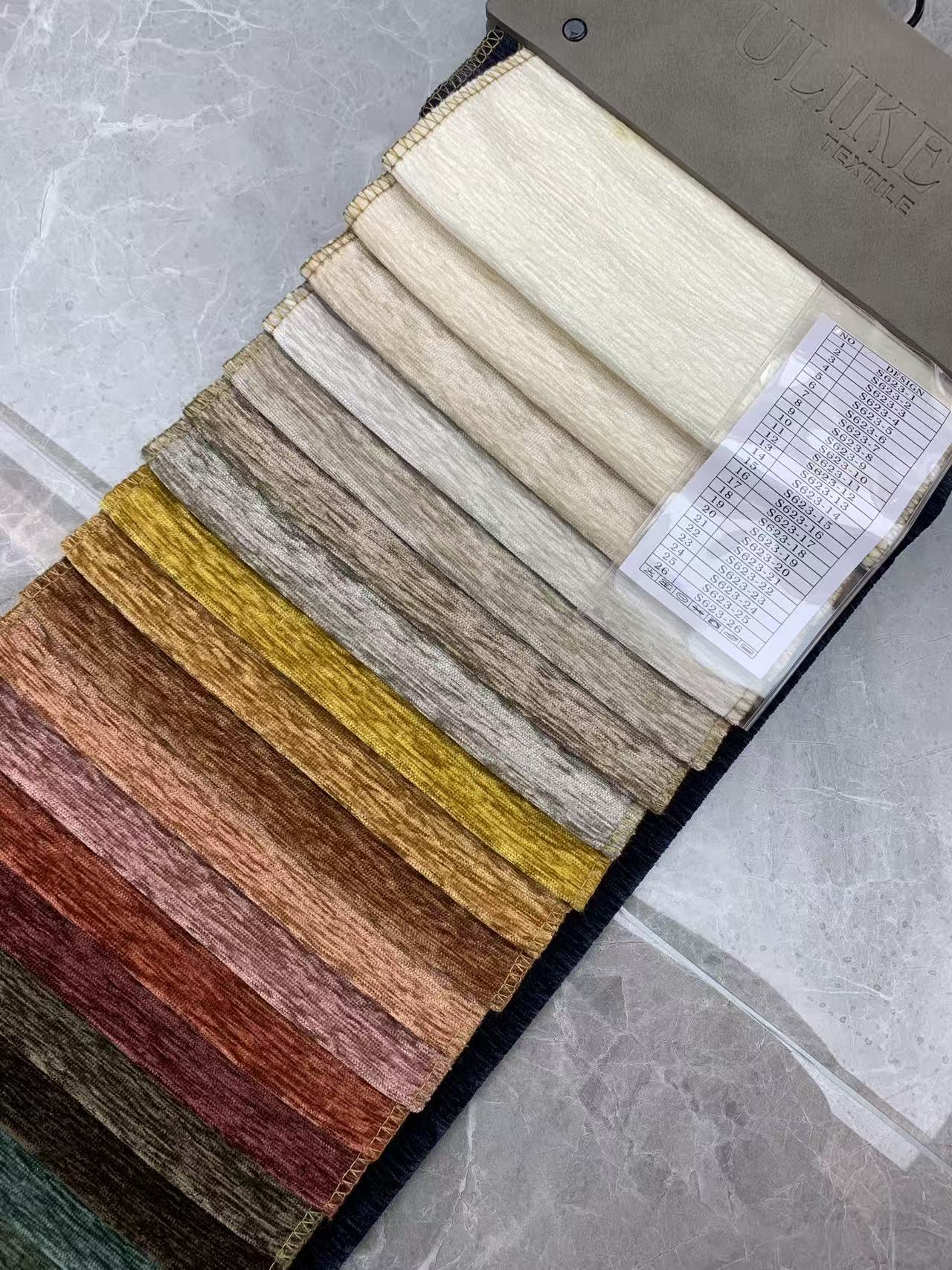 Chenille Upholstery Fabric for Sofa