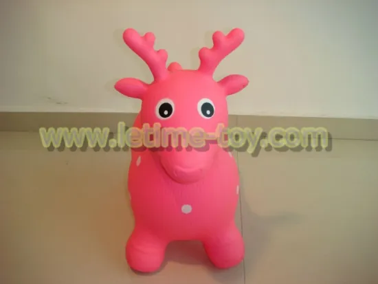 pink sika deer space hopper