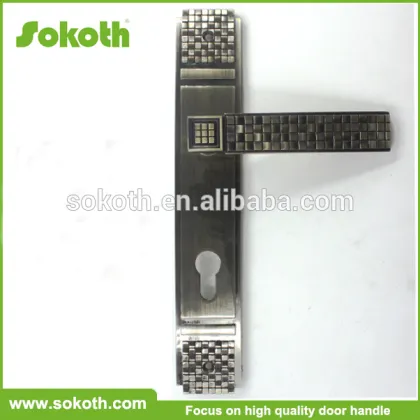 door handle on the long plate ,classic door handle cover plates