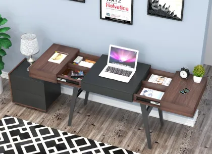 Modern Office School Table Home Furniture Wooden Desktop Study Desk Children Table Make Up Table Bedroom Dresser With drawer