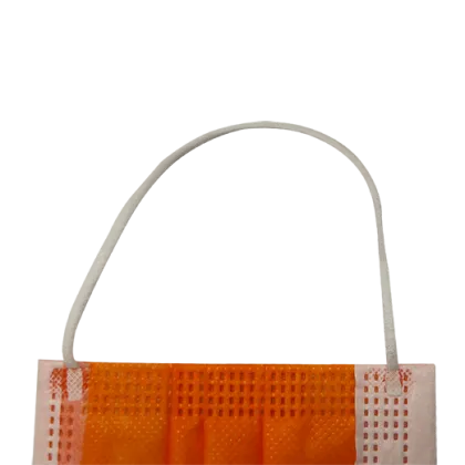 Dust-Proof Disposable Orange Mask