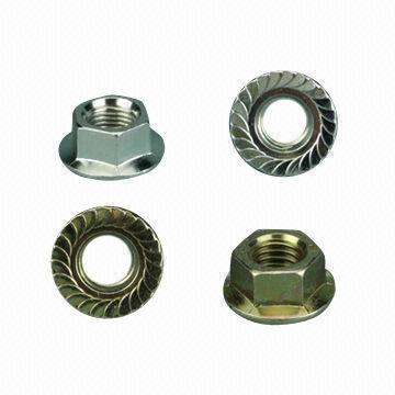 Hex Flange Nut, Customized Drawings are Accepted