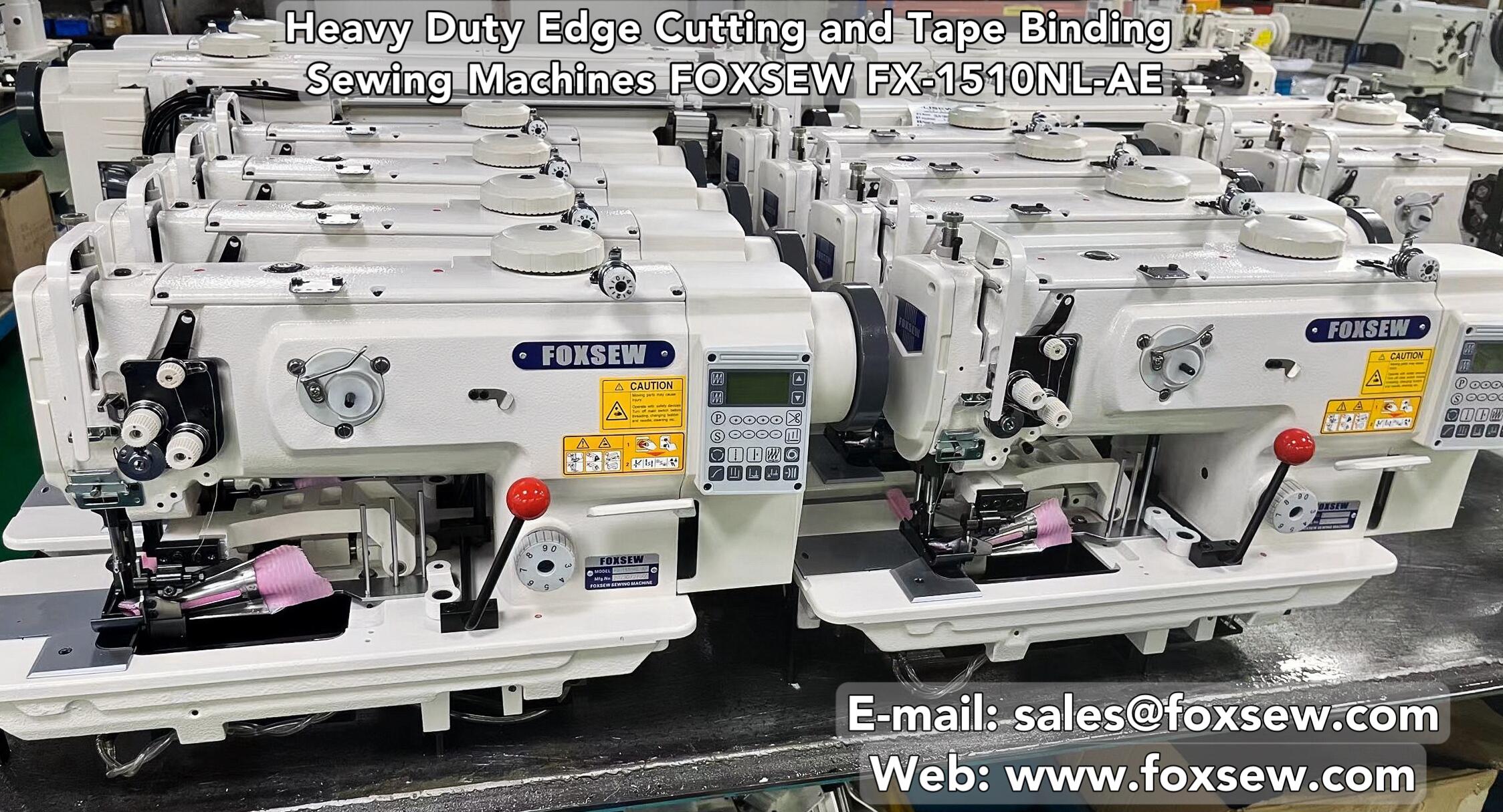 Heavy Duty Tape Binding Sewing Machines for Mattress Quilts Comformers FOXSEW FX-1510NL-AE -3