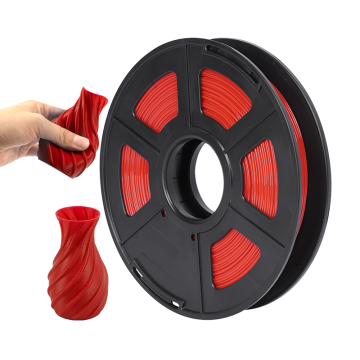 Isanmate Red Color Flexible TPU Filament 3D Impression de 1,75 mm 1 kg par rouleau pour chaussures