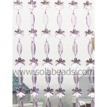 Winter 28MM&38MM Plastic Crystal Beading Garland