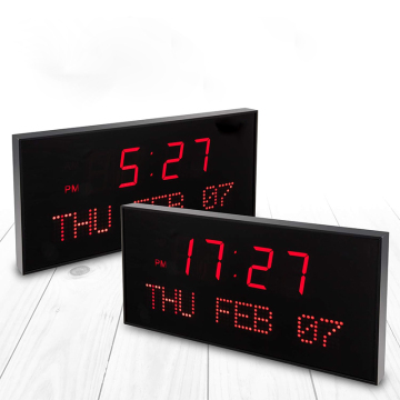 CHEETIE CP08 Shelf or Wall Mount Digital Calendar Day Clock