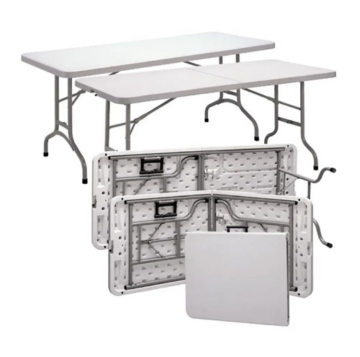 HDPE Portable Foldable Table for Indoor and Outdoor Use: Perfect for Picnics, Banquets, and Parties in Foshan Factory