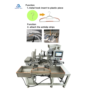 Machine de fabrication de cintres en plastique recyclé