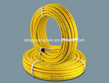 Yellow Stainless steel corrugated flexible gas hose