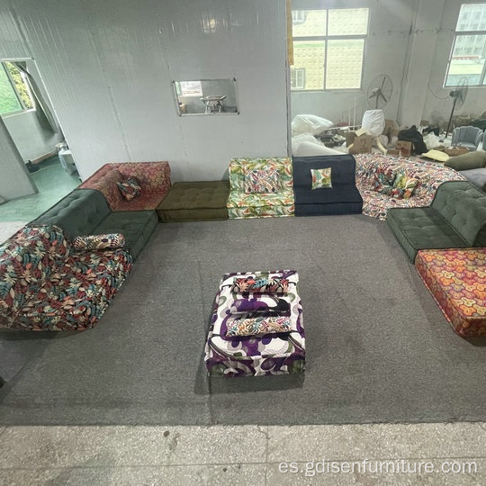 Sofá de la sala de estar moderna Sofacombinación popular mahjong
