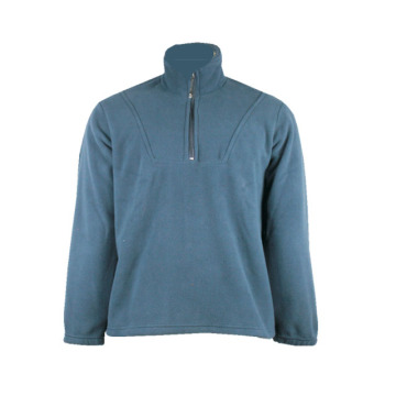 Short Zipper Construction Outdoor Security Work Polar Fleece Jacket
