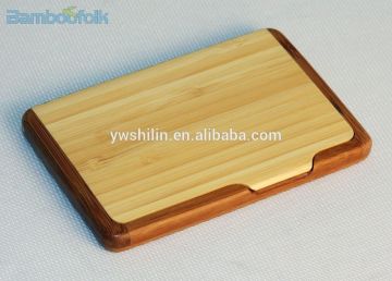 Newest design bamboo business card case