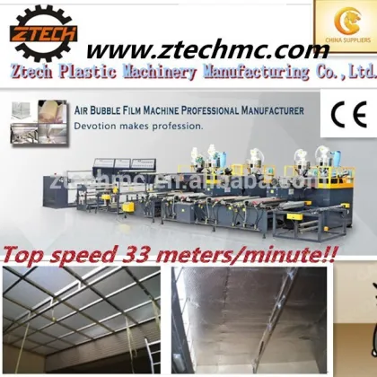 Ztech Brand Air Bubble Film Plastic Making Machine