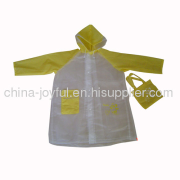 Eco-friendly Eva Kids Raincoat 