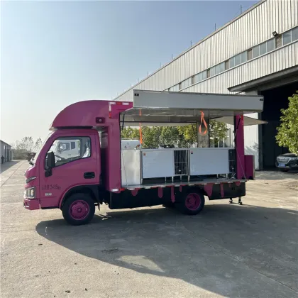 Coffee ice cream truck
