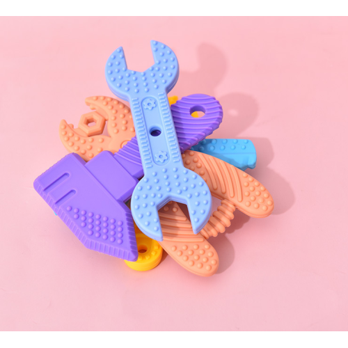 Ny silikon mjuk texturerad baby tandleksaker