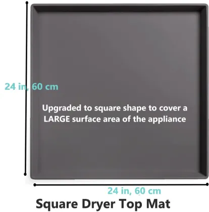 Silicone Washing Machine & Dryer Protection Pad: Waterproof, Dustproof, and Sunscreen