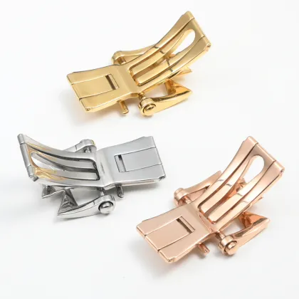 Vacheron Constantin Watch Accessories: Double Press Butterfly Buckle & Stainless Steel Folding Buckle for 18mm and 20mm Wristbands
