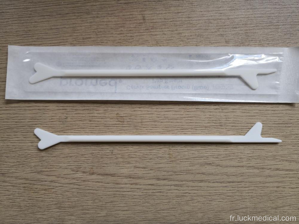 Spatule cervicale en plastique en bois et cuillère