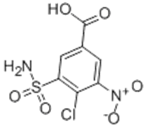 Benzoic acid,3-(aminosulfonyl)-4-chloro-5-nitro- CAS 22892-96-2
