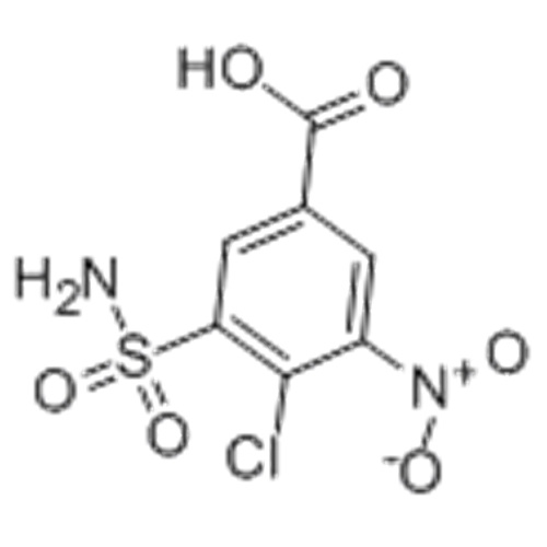 Бензойная кислота, 3- (аминосульфонил) -4-хлор-5-нитро-CAS 22892-96-2