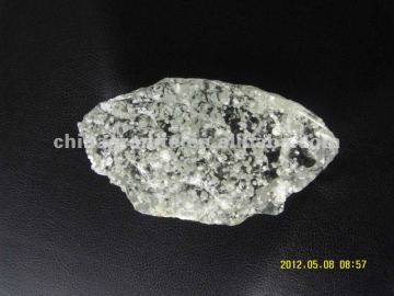 crystal glass with white spots