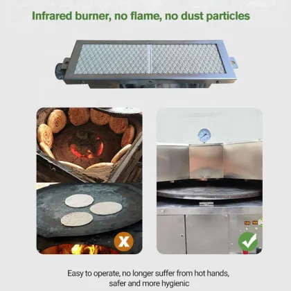 Stainless Steel Home Electric Gas Pita Flatbread Bake Oven