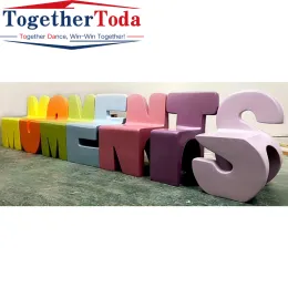 Fiberglass Letter Stool Letter Seat for Outdoor Park