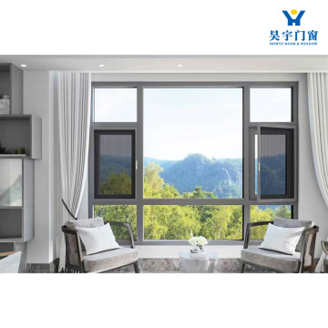 Современное алюминиевое плоское окно 90 Broken Bridge