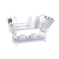 2 Tier Large Dish Drying Rack 2 tier compact stainless steel dish drying rack Supplier