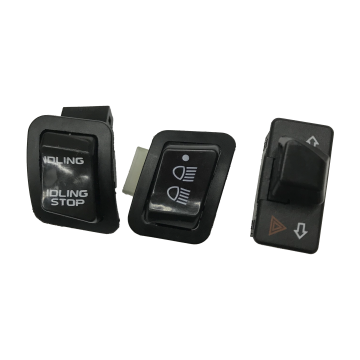 Motorcycle Click Handlebar Switch Button - Turn Signal and Headlight Control