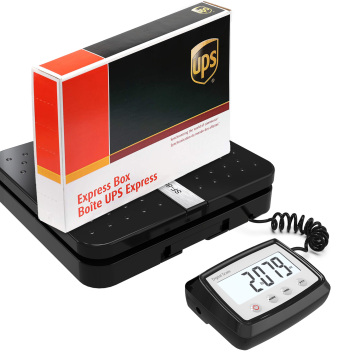 New arrival 110lbs x 0.1 oz Black Digital shipping postal scale