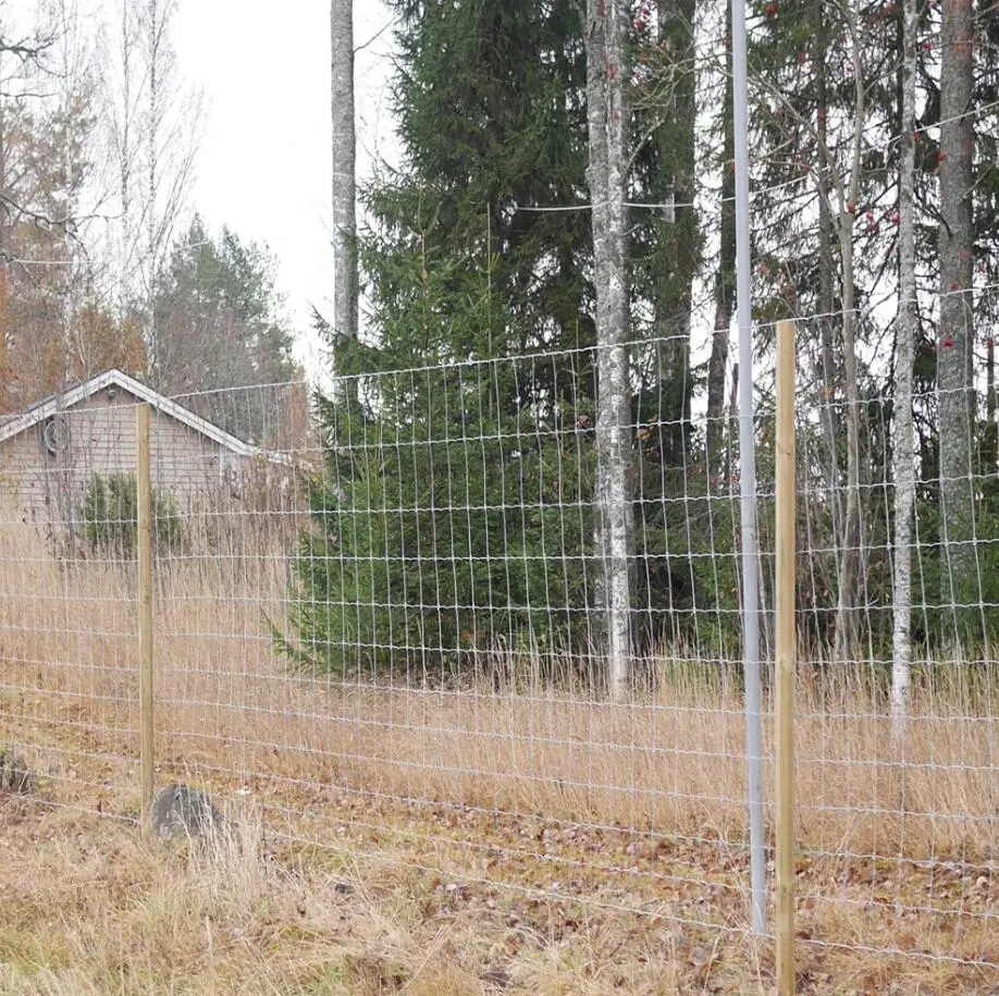 Recinzione per prati agricoli ad alta trazione galvanizzata