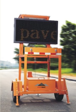 LED Message Trailer