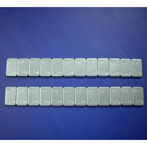 Fe Stick-on Weight Fe Stick-on /Adhesive Wheel Weights 2.5gX12 Factory