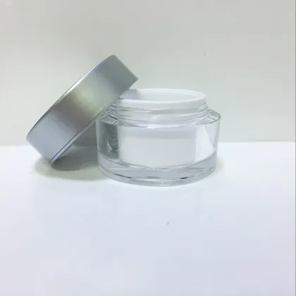 pot de creme de luxe emballage pot en plastique de soins de la peau pot de creme de haute qualite