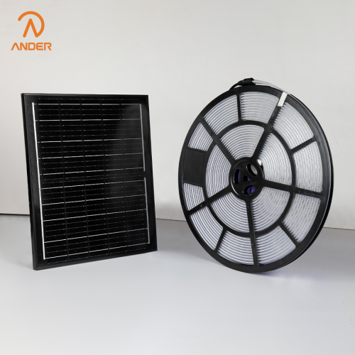 Bandes lumineuses solaires innovantes pour les espaces extérieurs modernes