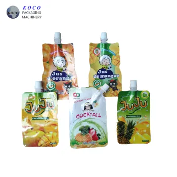 KOCO Self-supporting Nozzle Pouch Packaging for Milk Tea, Juice, and Soy Milk