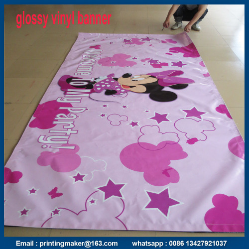 500gsm PVC Banner Trimmed with Velcro Edging