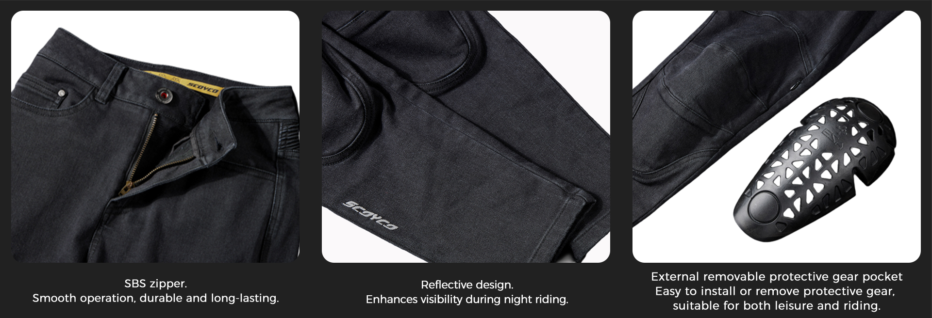 motorcycle jeans with armor