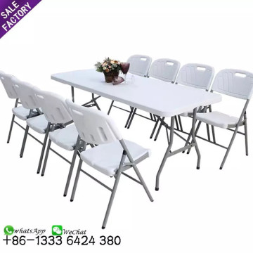 Sinoperfect Hot Sale Indoor/Outdoor Wedding Picnic Folding Table and Chair Set