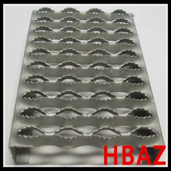 crocodile mouth anti-skid metal plate/ anti-slip for stairs