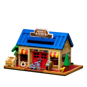 JD034: Educational Animal Store Model Building Block Sets - A Fun Toy Puzzle for Kids' Learning