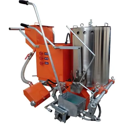 vibra line hand shapes traffic road marking machine