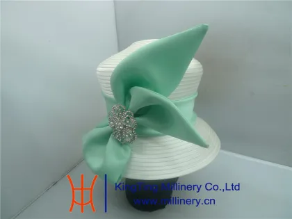 Women Plain Church Hats Ladies Formal Church Hat Wholesale BM-5032